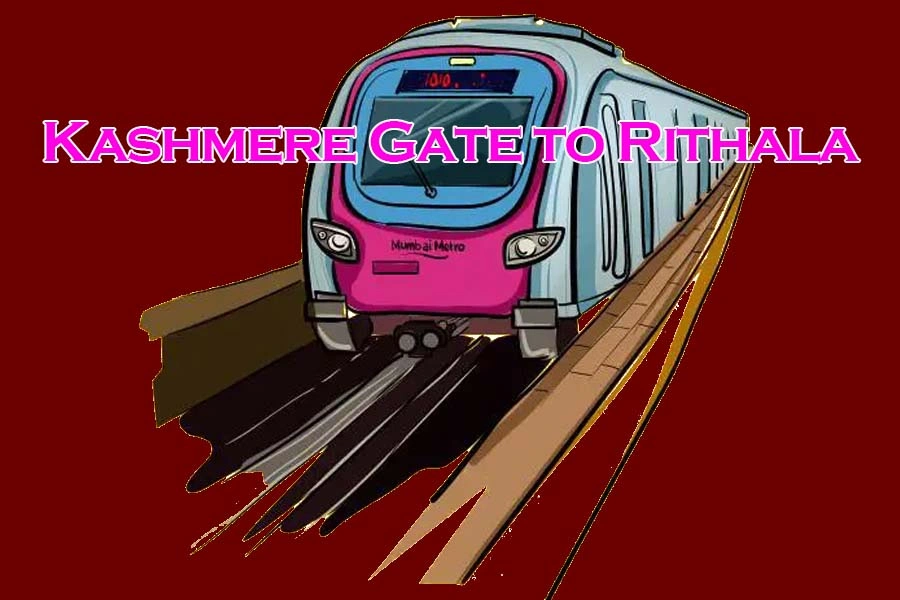 kashmere gate to rithala