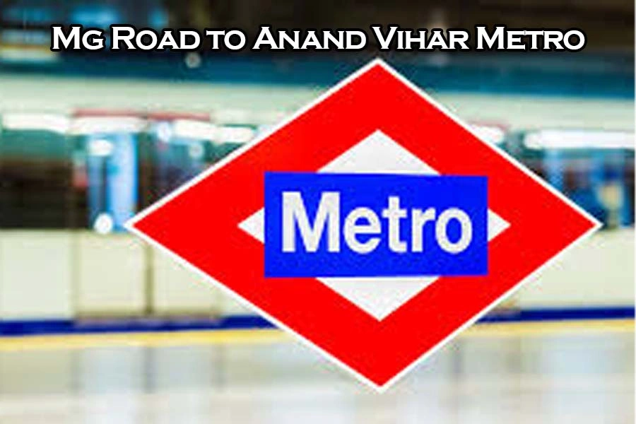mg road to anand vihar metro