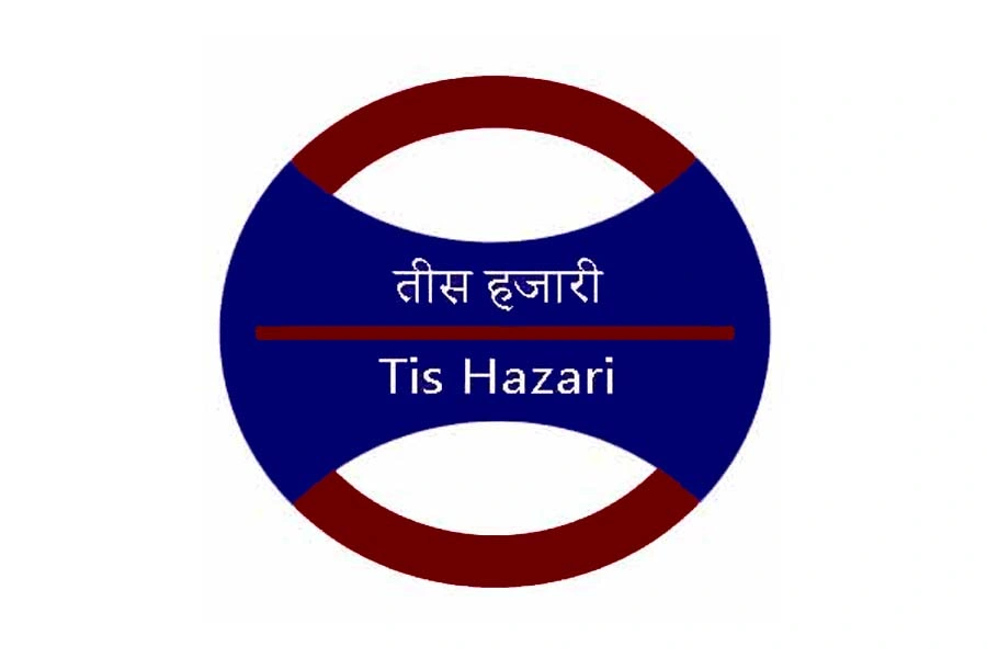 tis hazari metro station