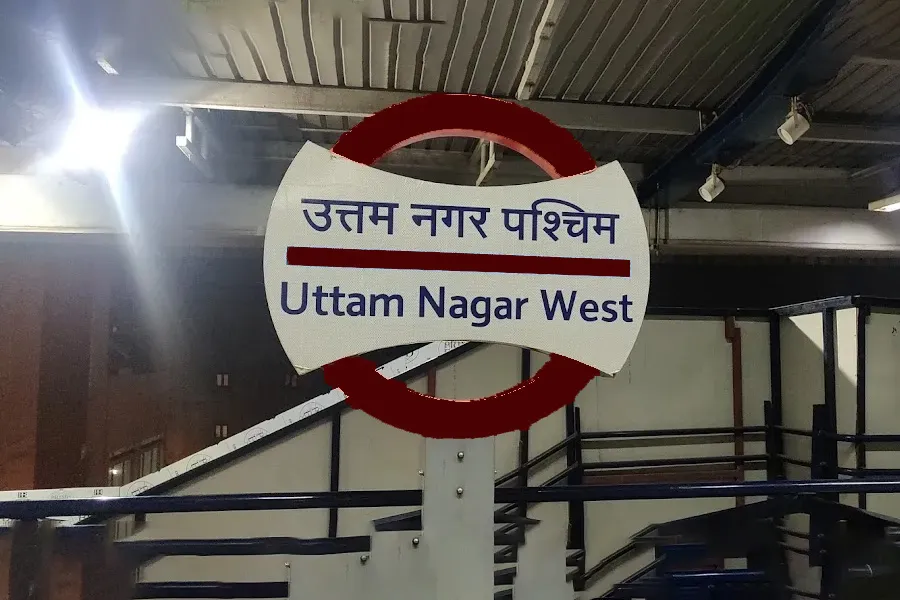Uttam Nagar West Metro Station