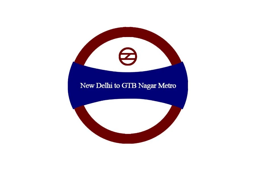 New Delhi to GTB Nagar Metro