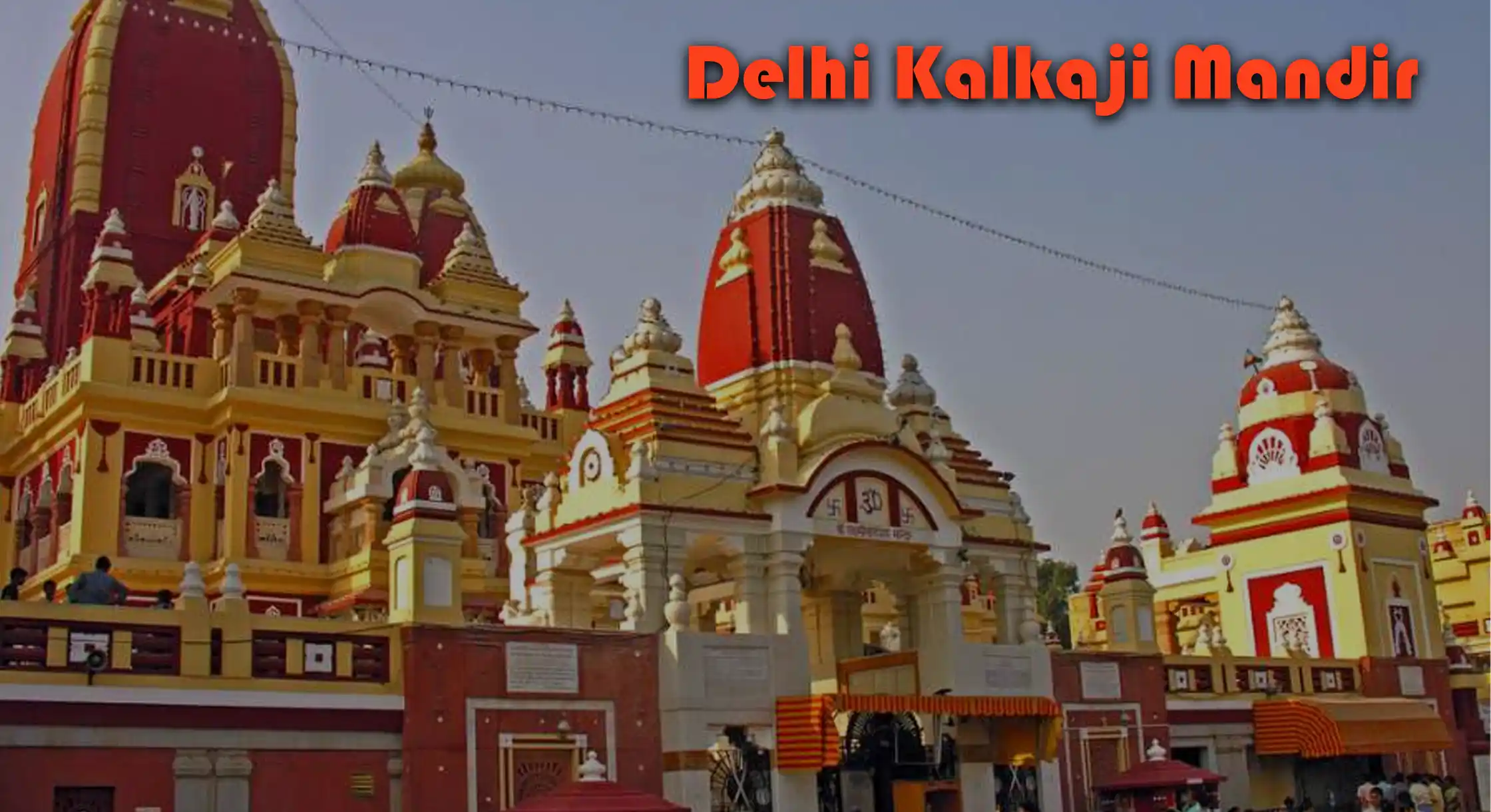 Kalkaji Mandir temple complex in South Delhi